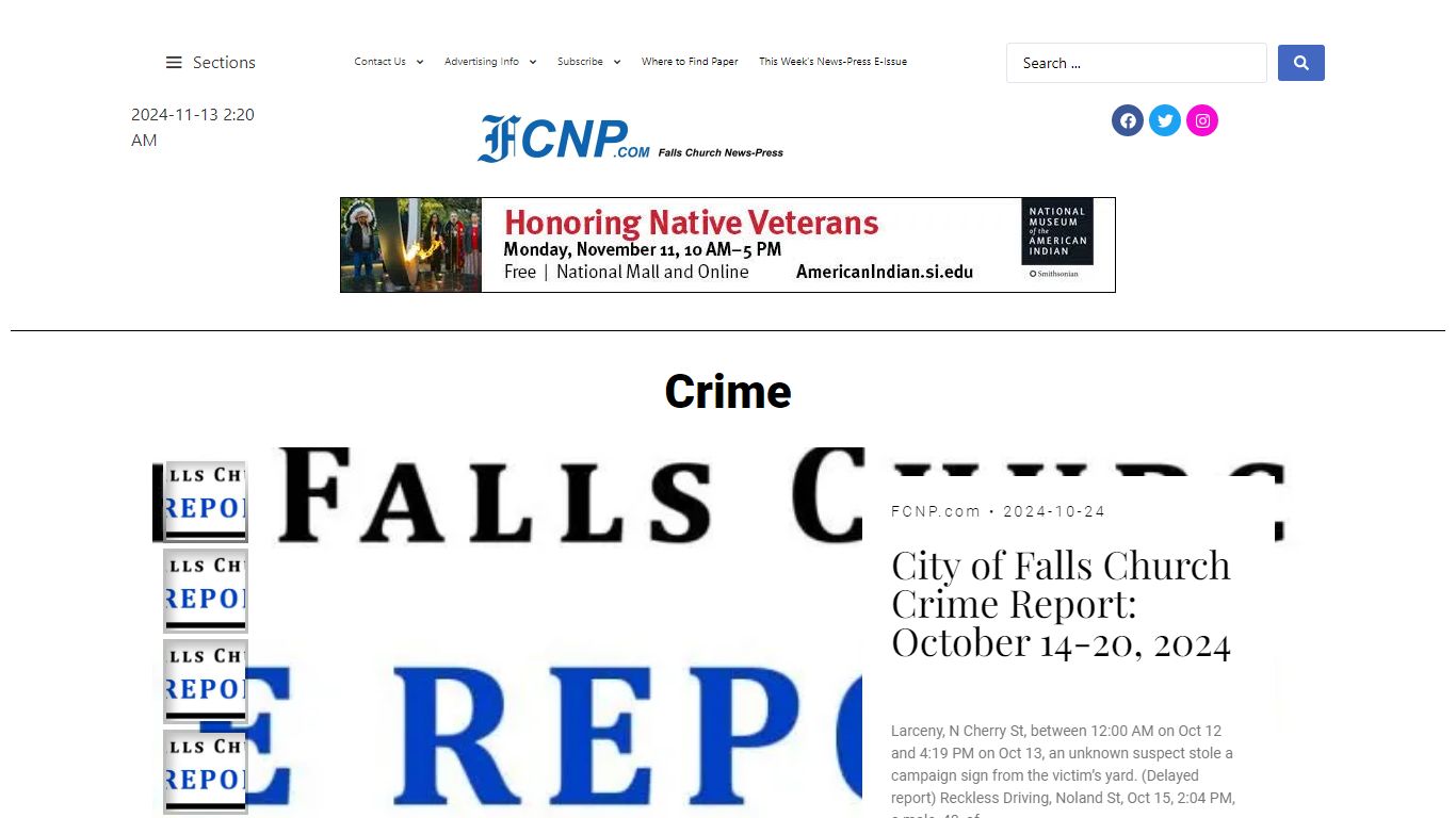 Crime - Falls Church News-Press Online